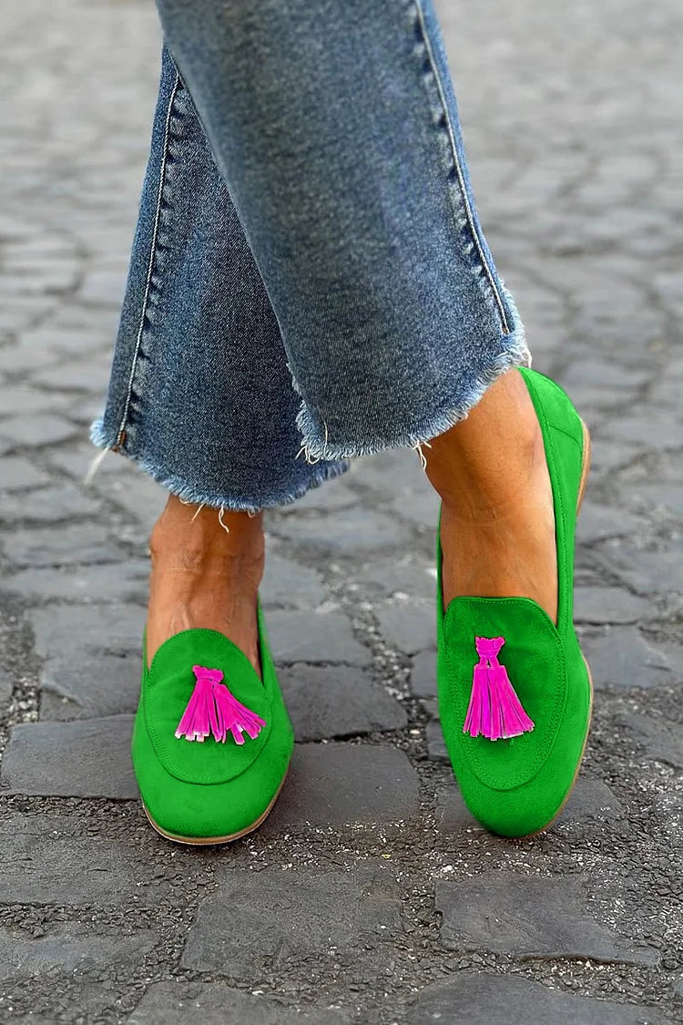 Ruth | Tassel-Embellished Loafers