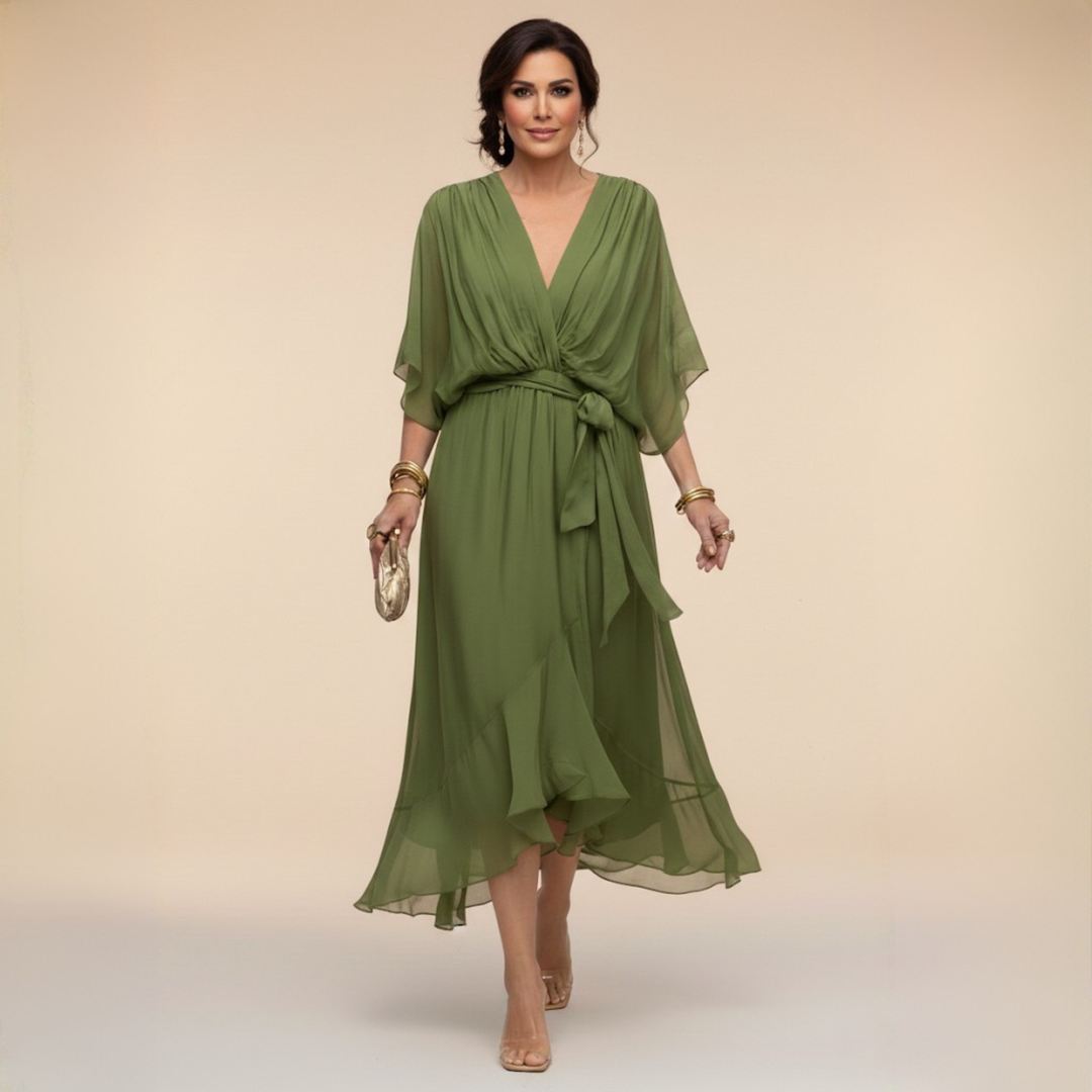 Diana™ | V-neck dress
