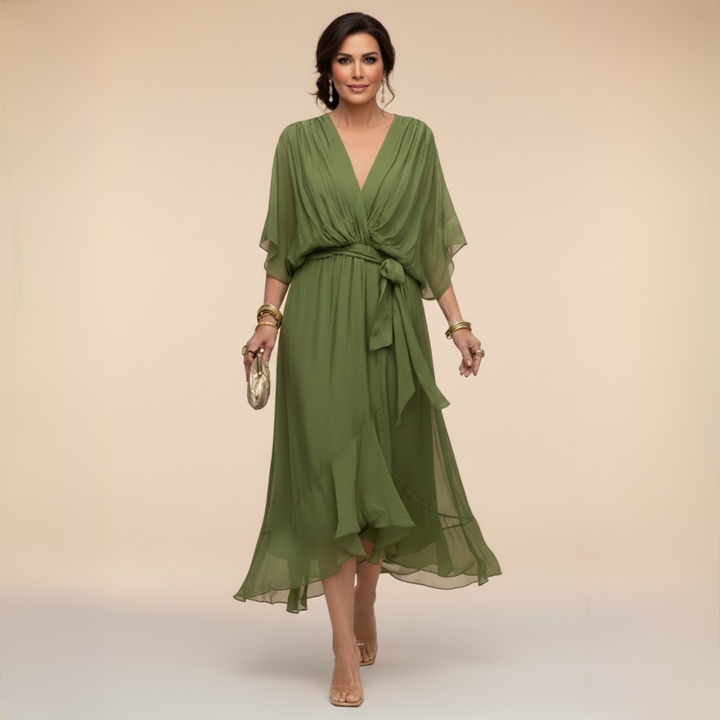 Diana™ | V-neck dress