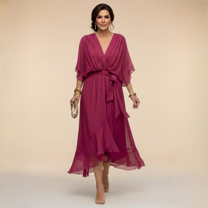 Diana™ | V-neck dress