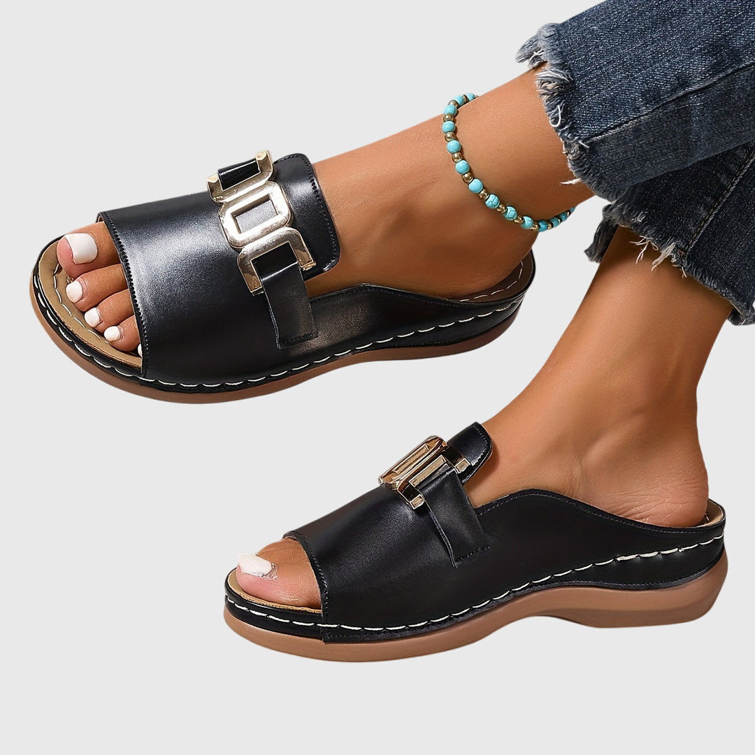 The Aurelia | Gold Embrace Sandal