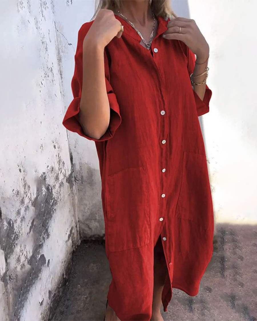 Sorelle™ | Relaxed Shirt Dress