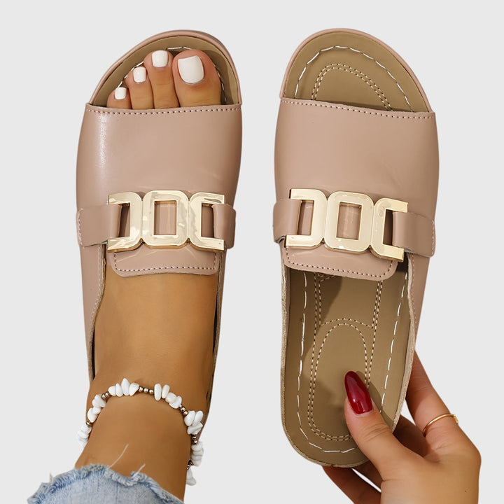 The Aurelia | Gold Embrace Sandal