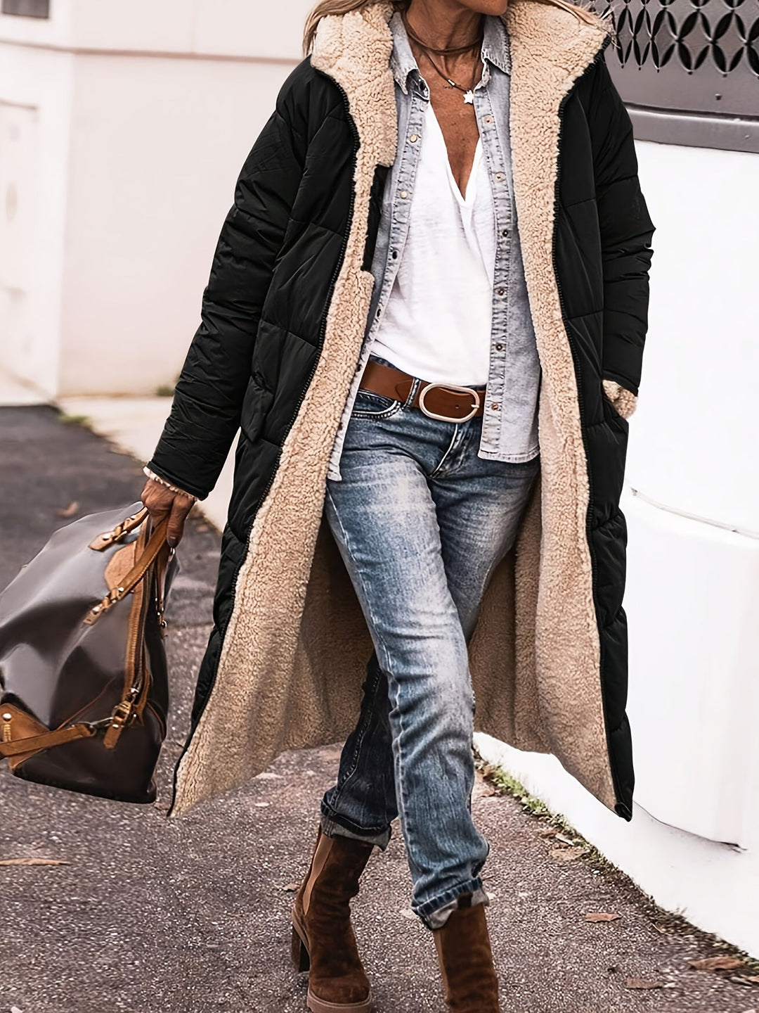 The Evergreen Sherpa Longline Coat™ (Bestseller)