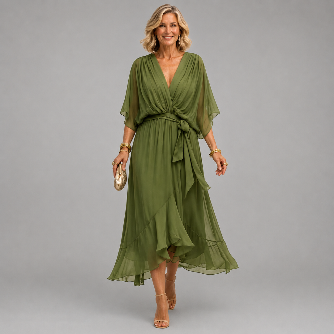 Diana™ | V-neck dress