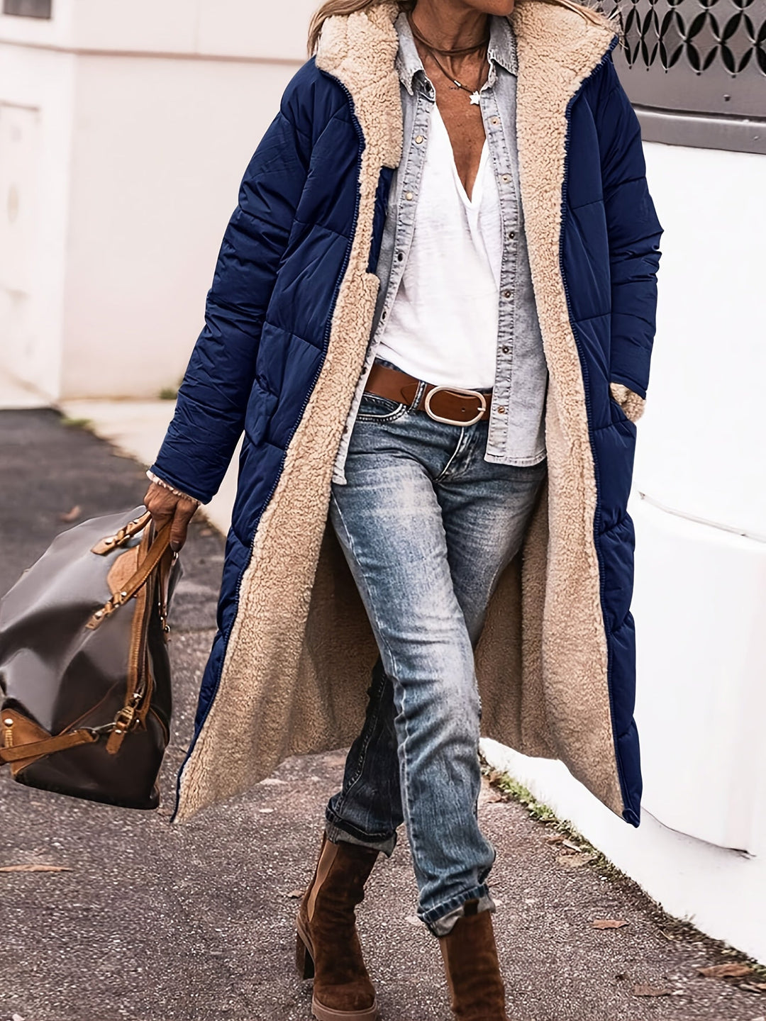 The Evergreen Sherpa Longline Coat™ (Bestseller)