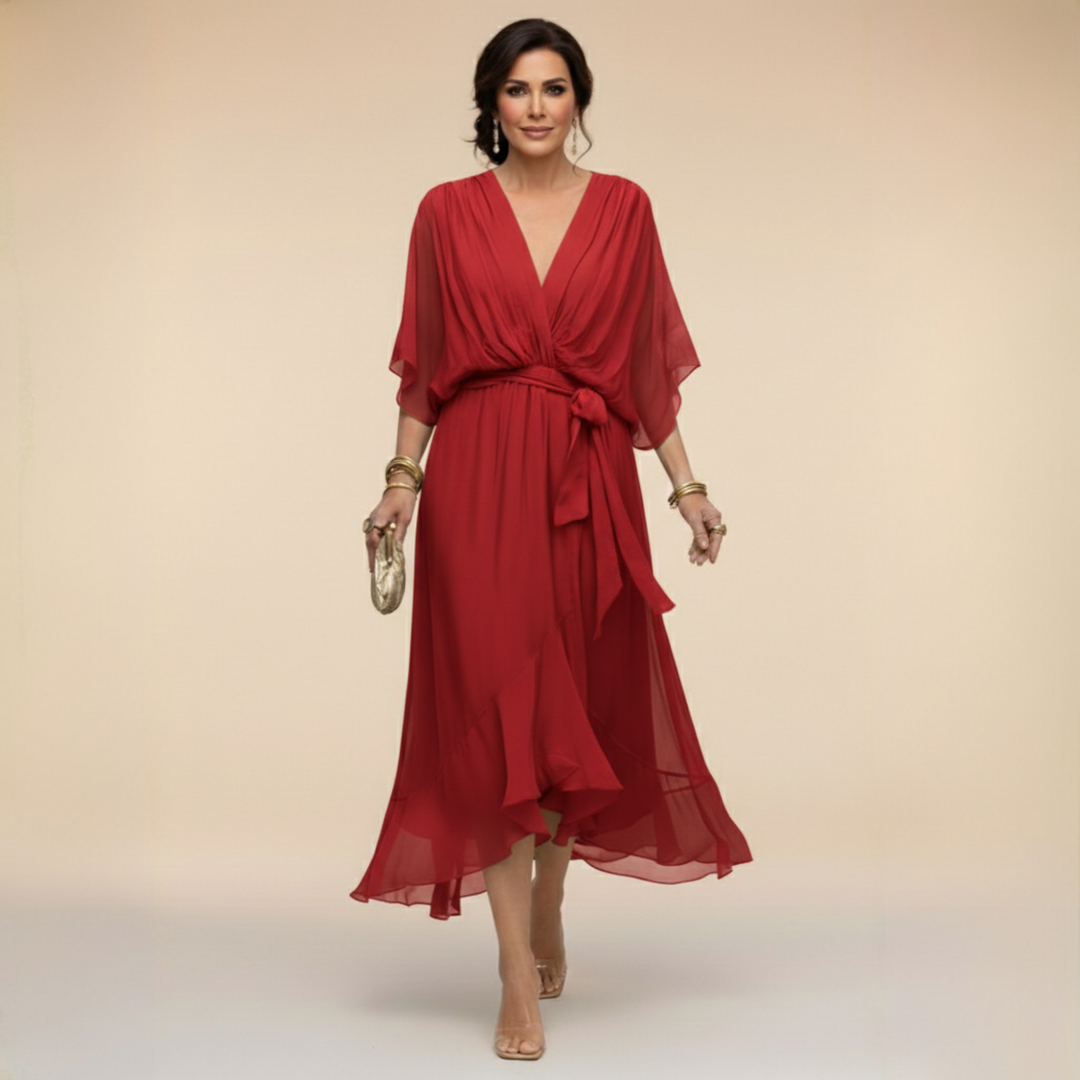 Diana™ | V-neck dress