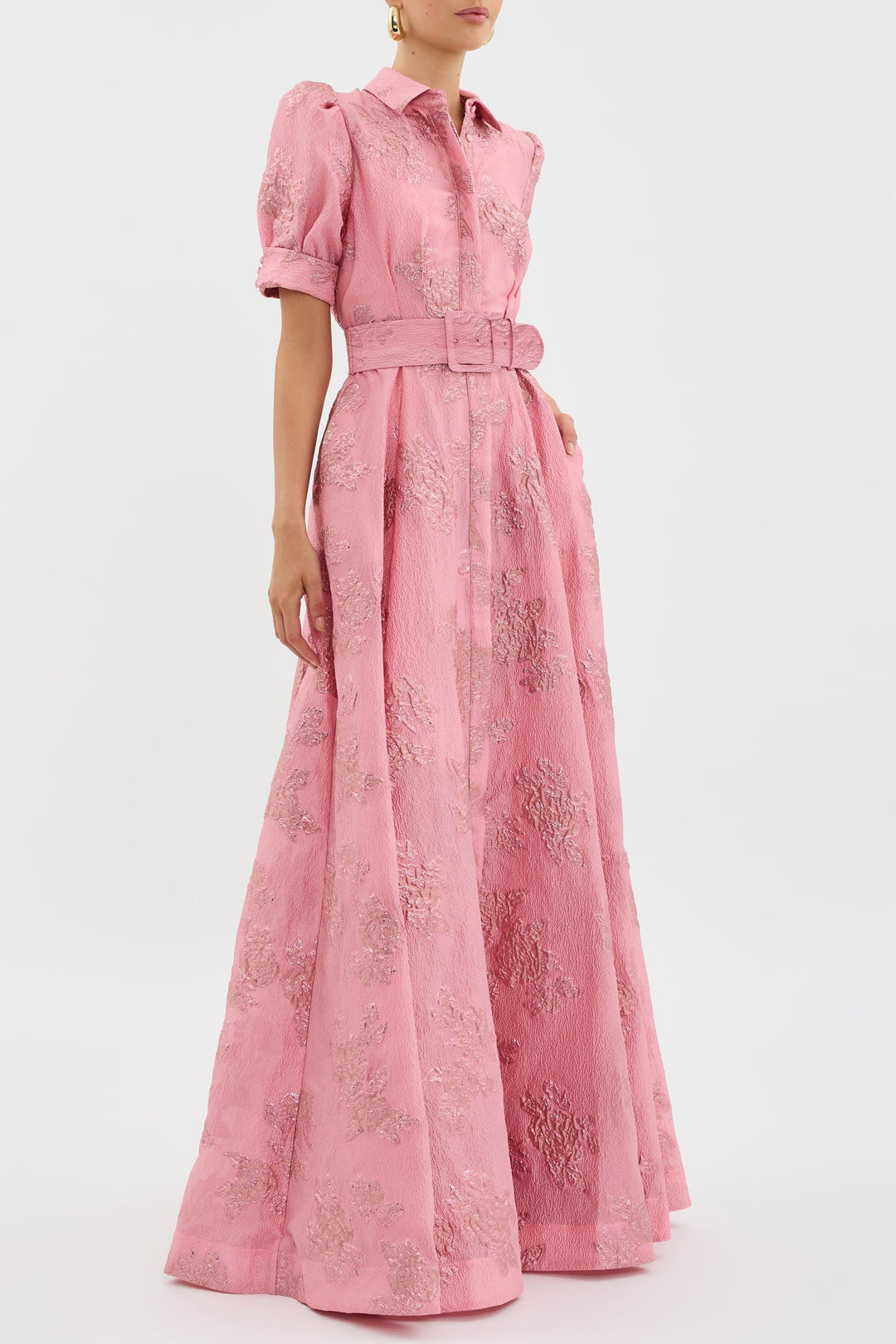 Serelina™ - Dress with Short Puff Sleeves