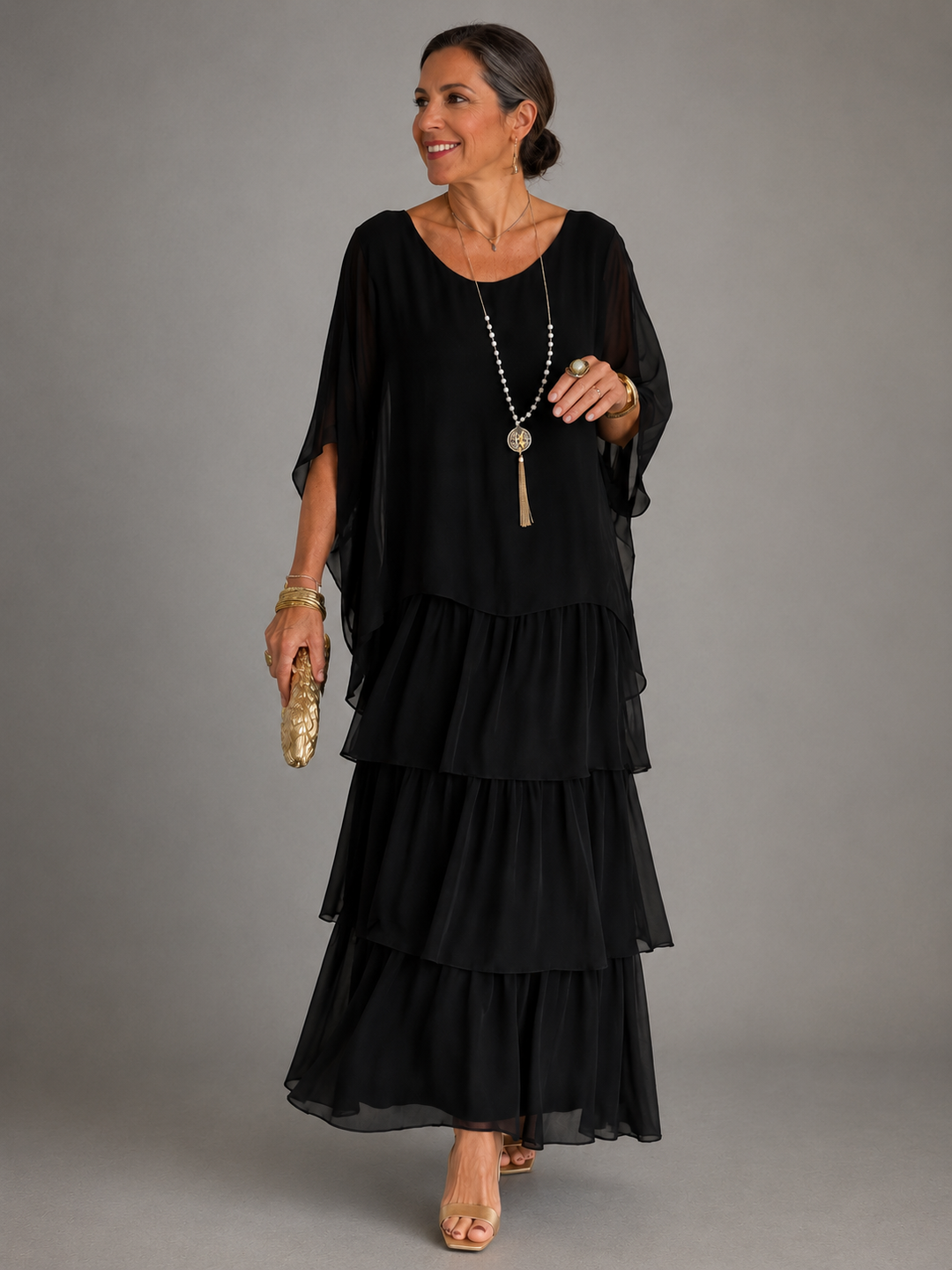 Lori™ | Elegant Flowing Maxi Dress