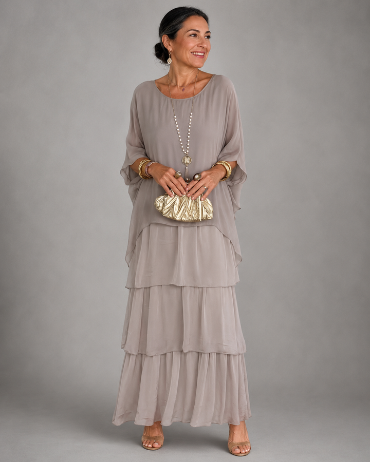 Lori™ | Elegant Flowing Maxi Dress