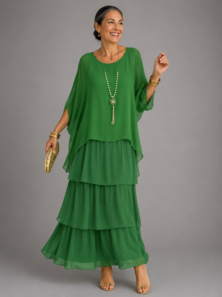 Lori™ | Elegant Flowing Maxi Dress