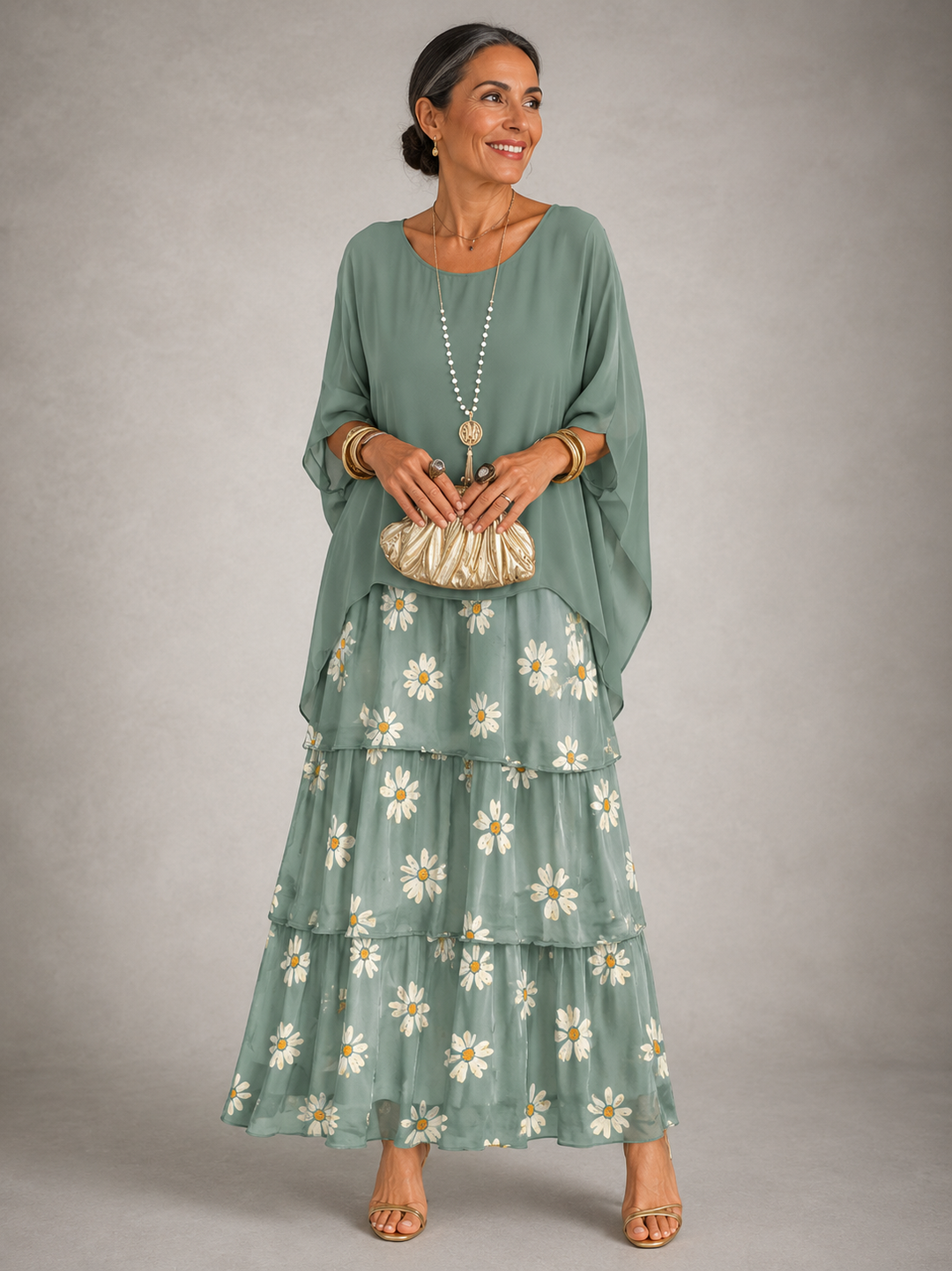 Lori™ | Elegant Flowing Maxi Dress