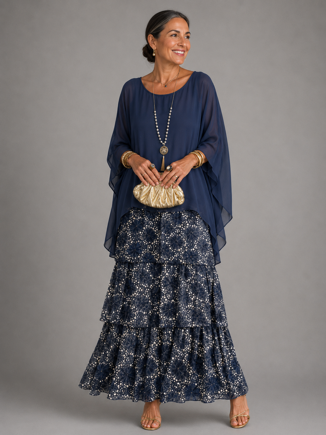 Lori™ | Elegant Flowing Maxi Dress