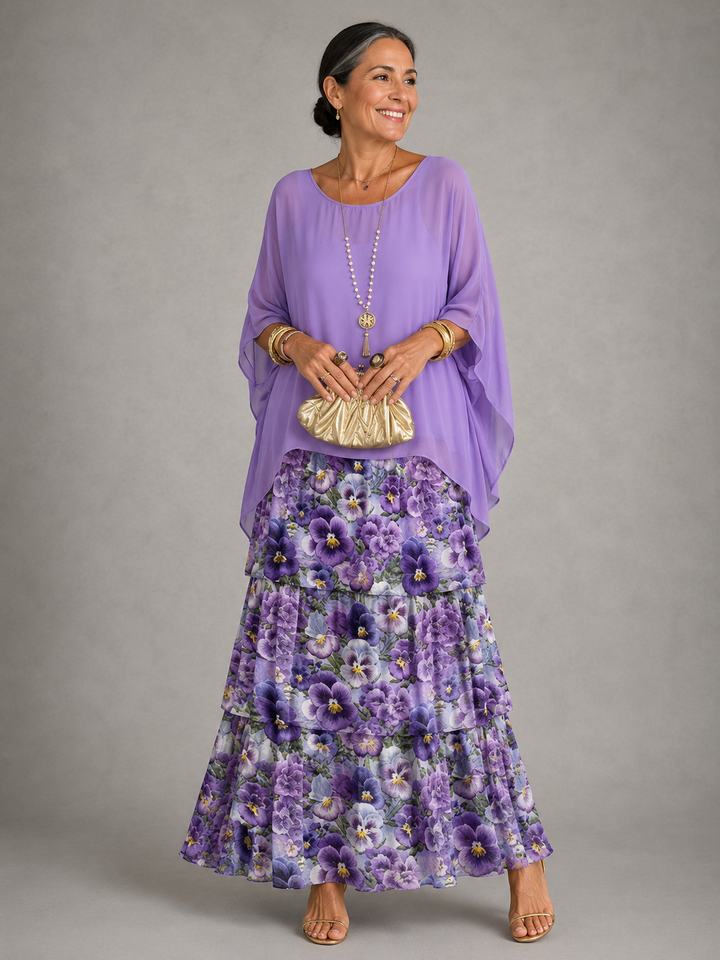 Lori™ | Elegant Flowing Maxi Dress