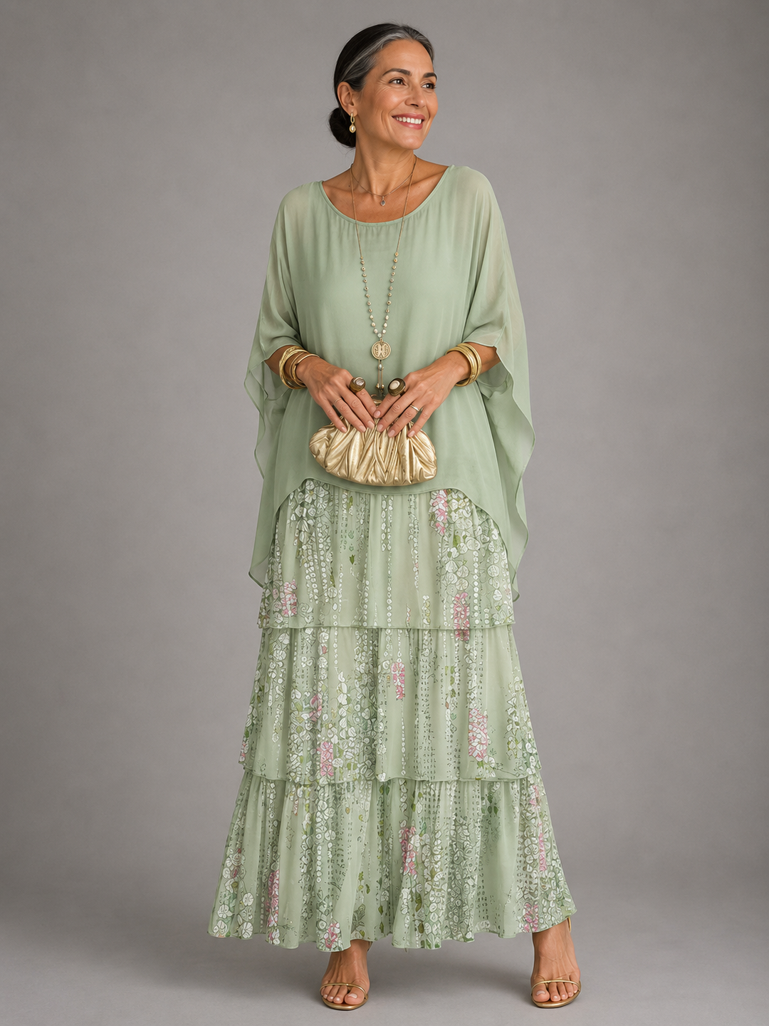 Lori™ | Elegant Flowing Maxi Dress