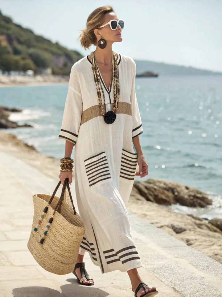 Eliana Coastal Comfort Maxi Dress