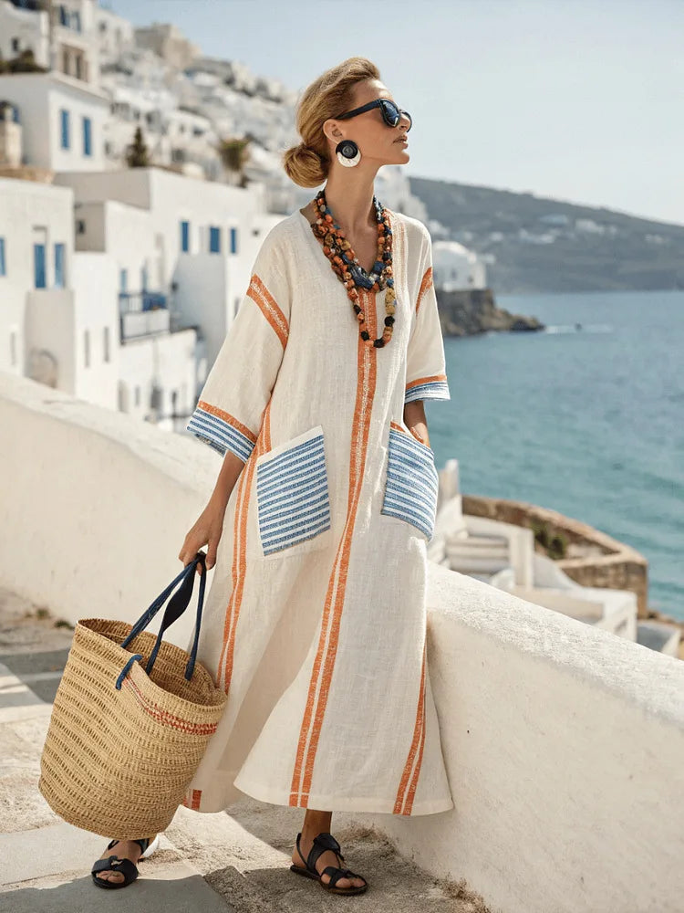 Eliana Coastal Comfort Maxi Dress