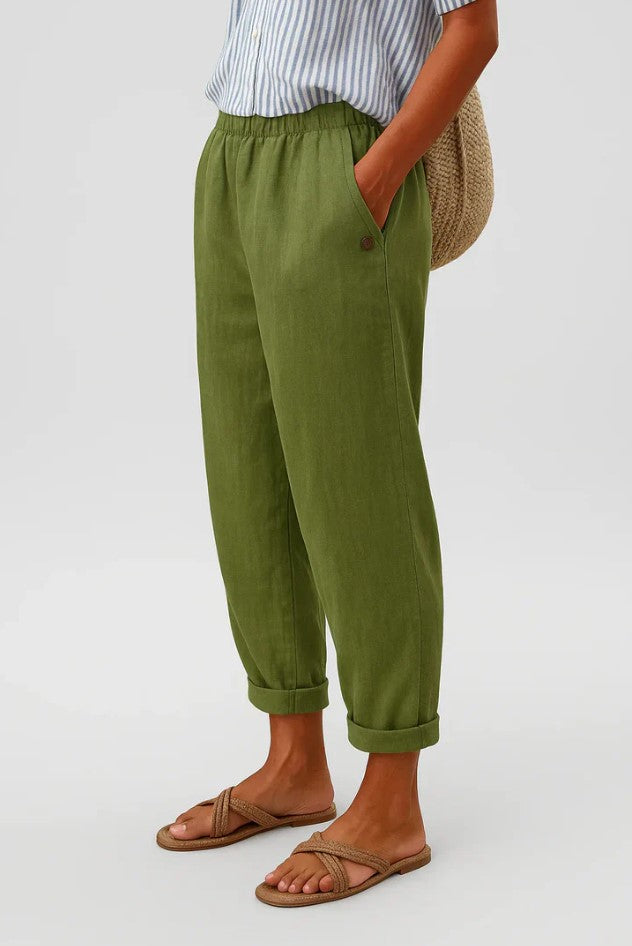 Romy™ Timeless Linen-Cotton Trousers