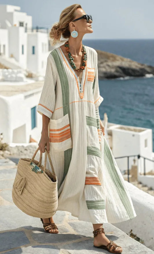 Eliana Coastal Comfort Maxi Dress