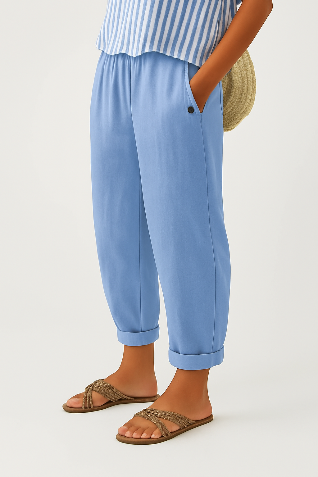 Romy™ Timeless Linen-Cotton Trousers