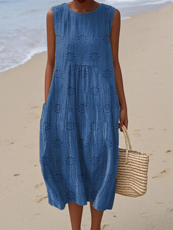 Elisa™ Pattern Midi Dress