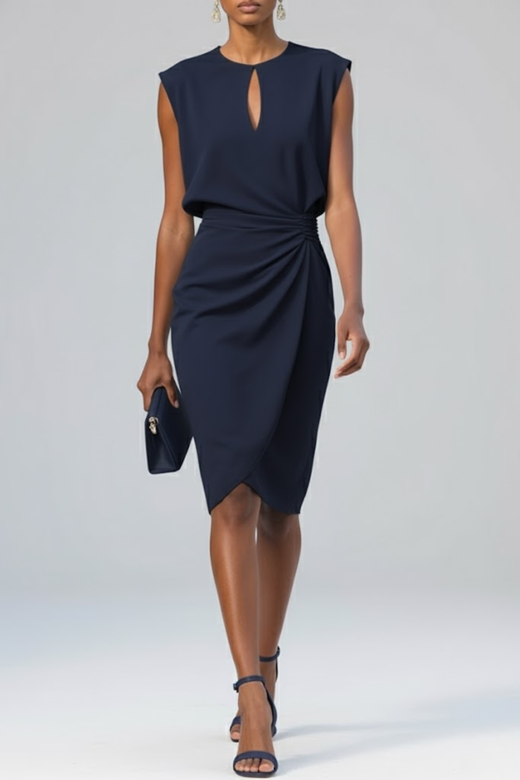 Debby™ Draped Midi Dress