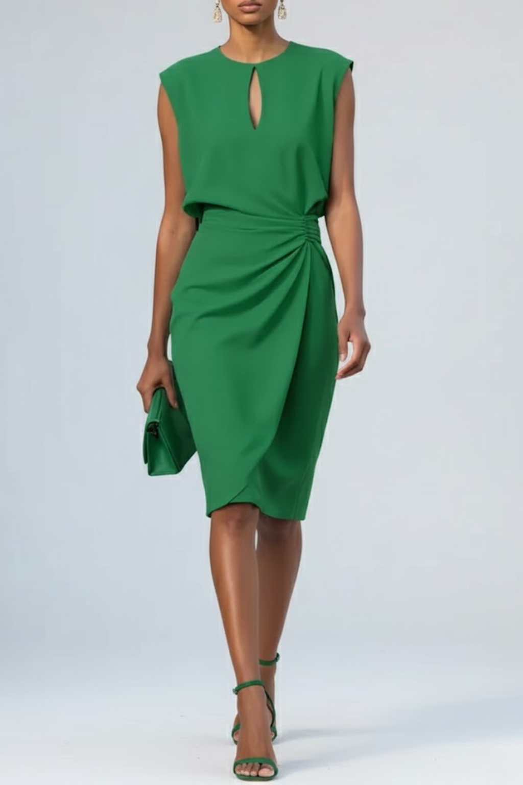 Debby™ Draped Midi Dress