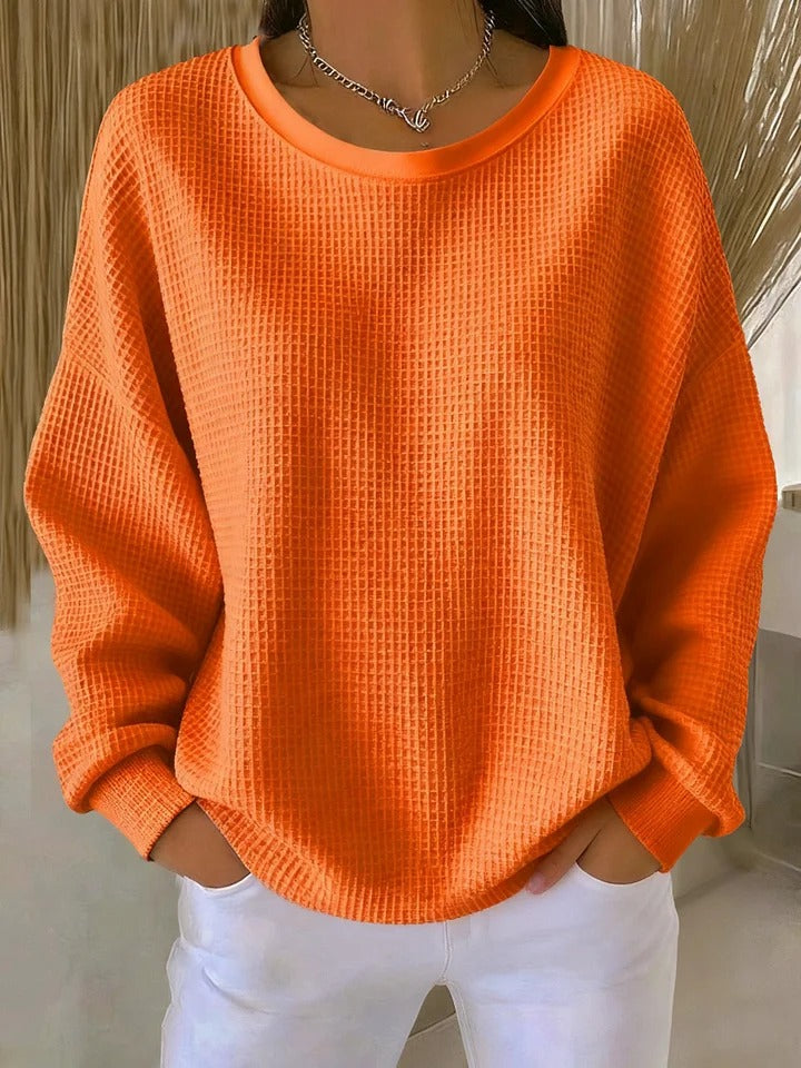 The SoftBloom WaffleKnit™ Sweater