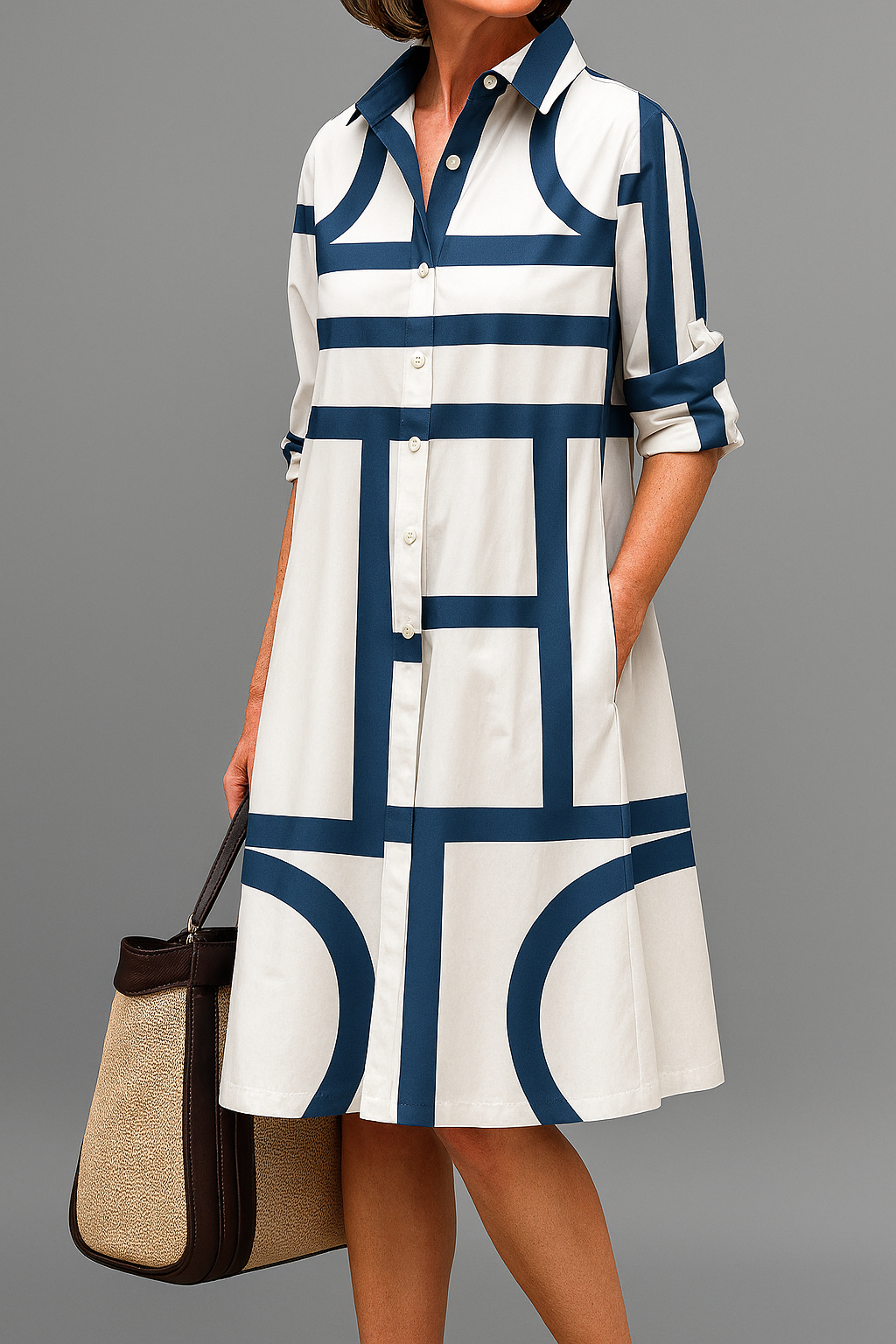Ciara™ | Sophisticated Midi Dress