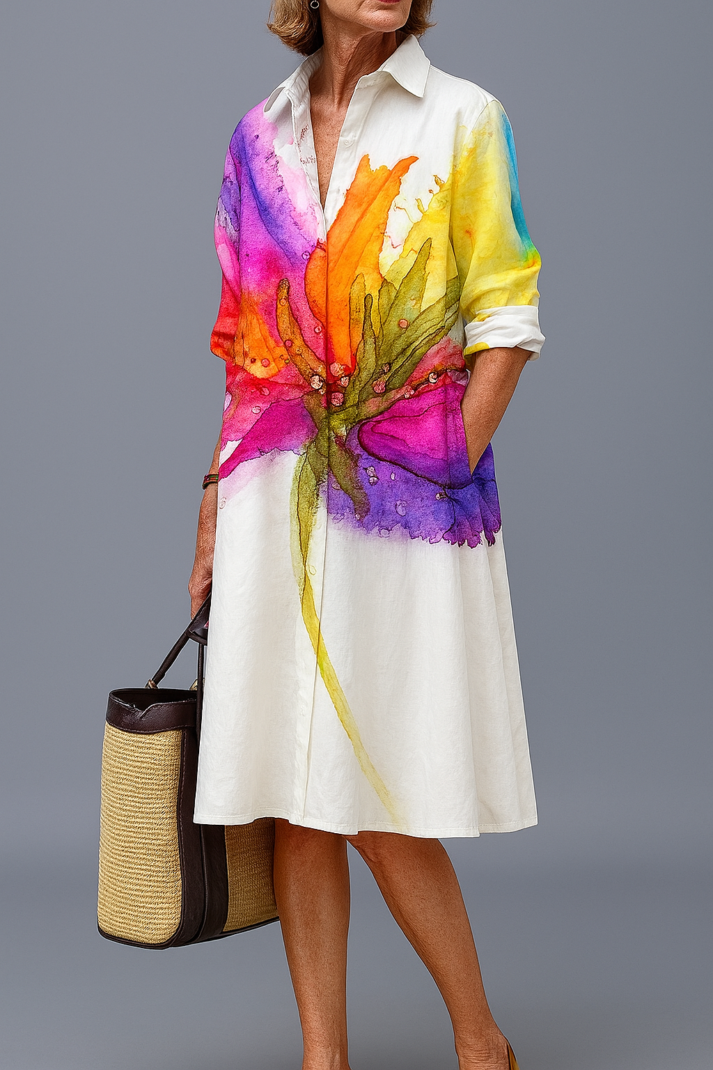 Lucy ™ | Elegant Midi Dress