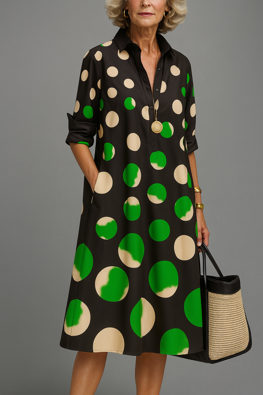Nancy™ | Elegant Midi Dress