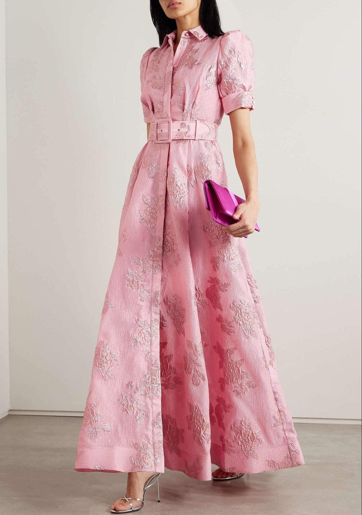Serelina™ - Dress with Short Puff Sleeves