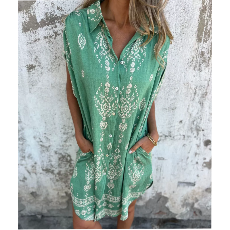 Emma™ | Printed Pocket Dress
