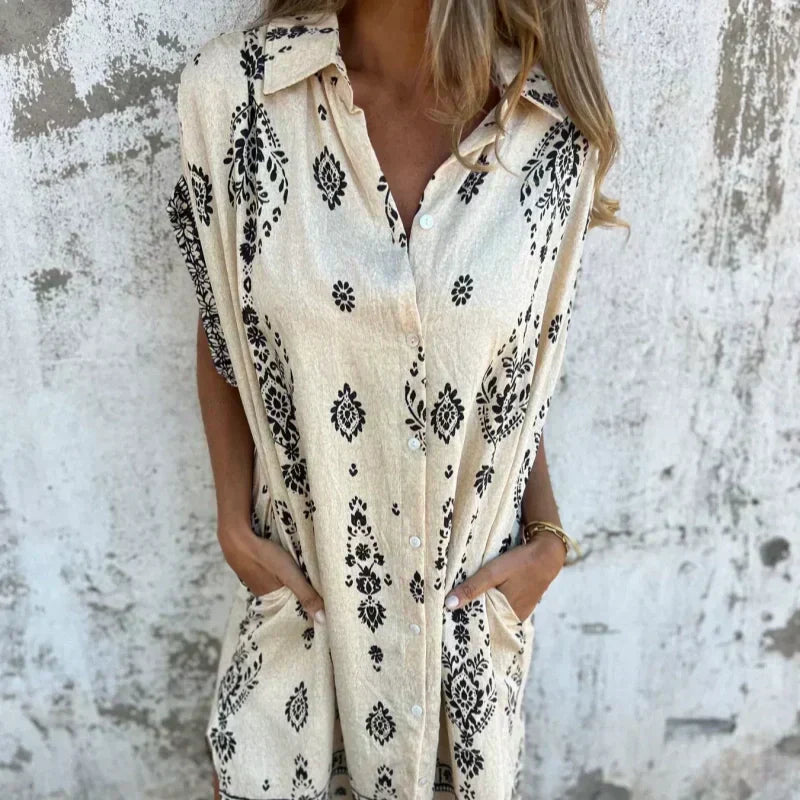 Emma™ | Printed Pocket Dress