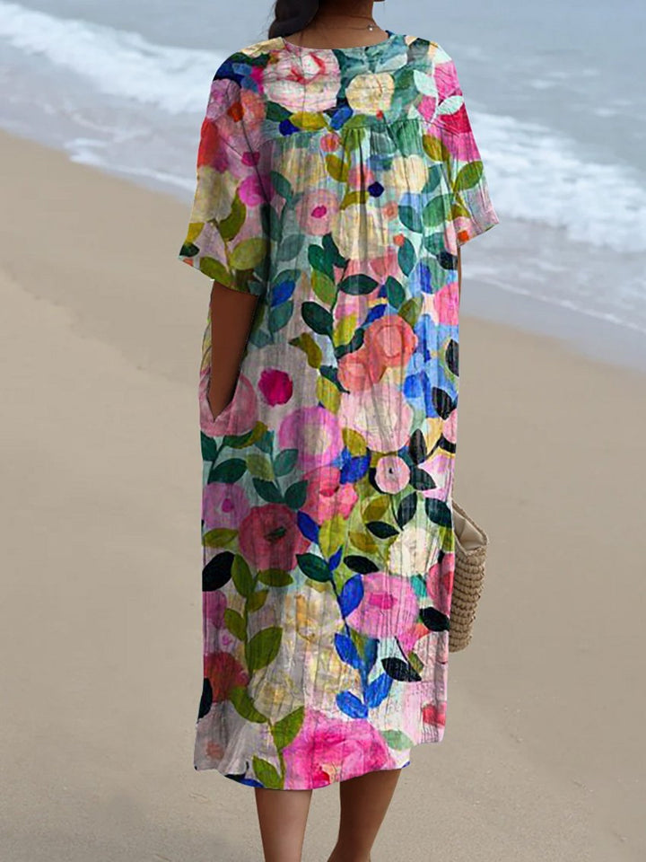 Sarah - Vintage Flower Dress